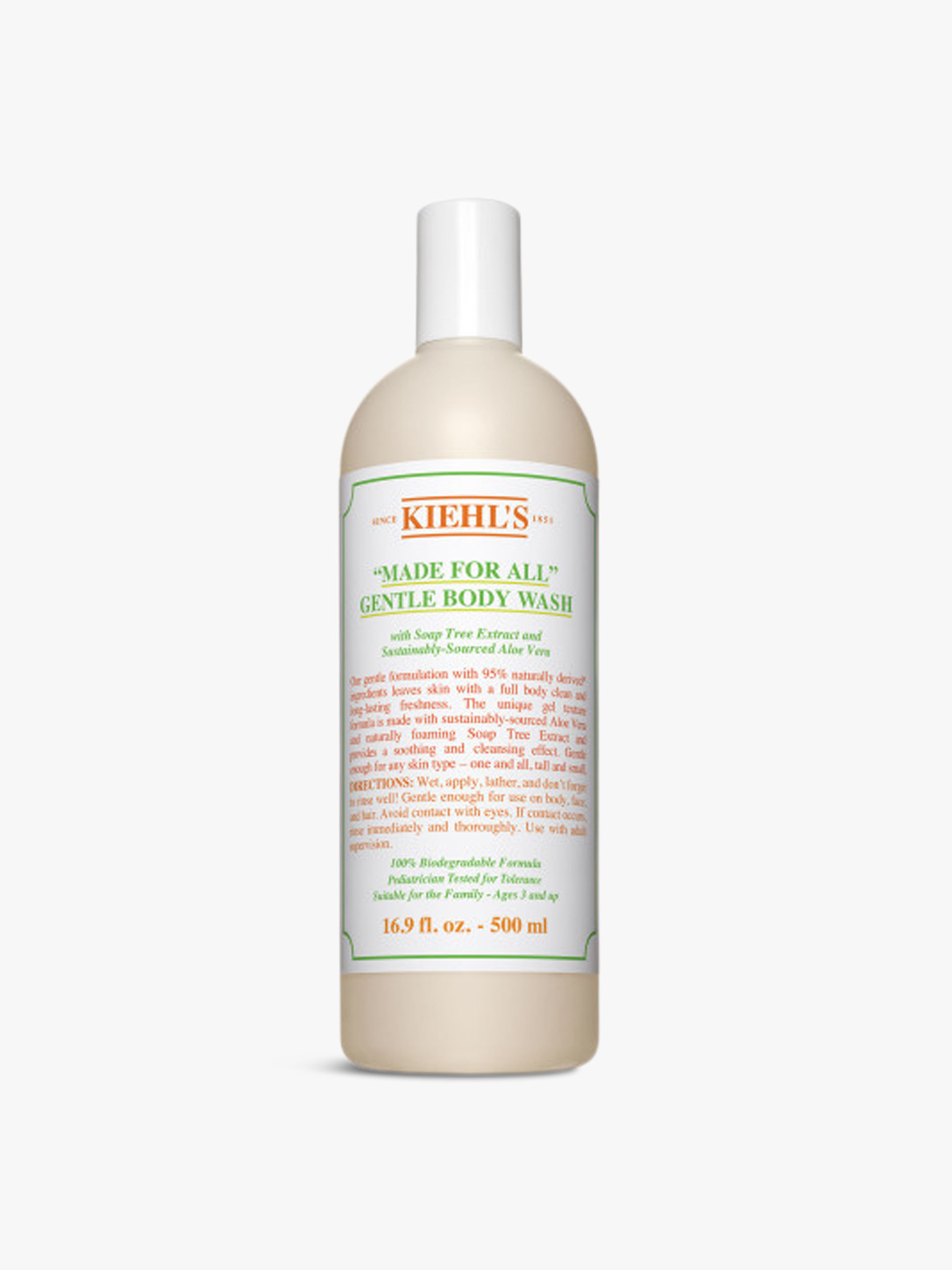 Kiehl's Since 1851 Gentle Body Wash 500ml In White