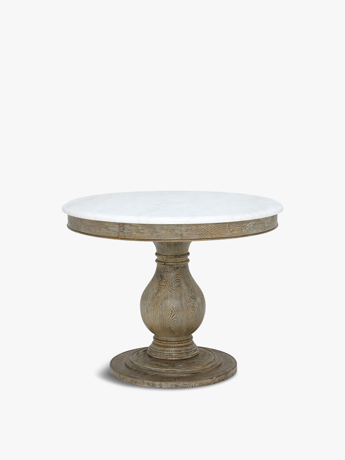 Barker and Stonehouse Woolton Round Dining Table, White Marble and Earl  Grey | Round Dining Tables | Fenwick