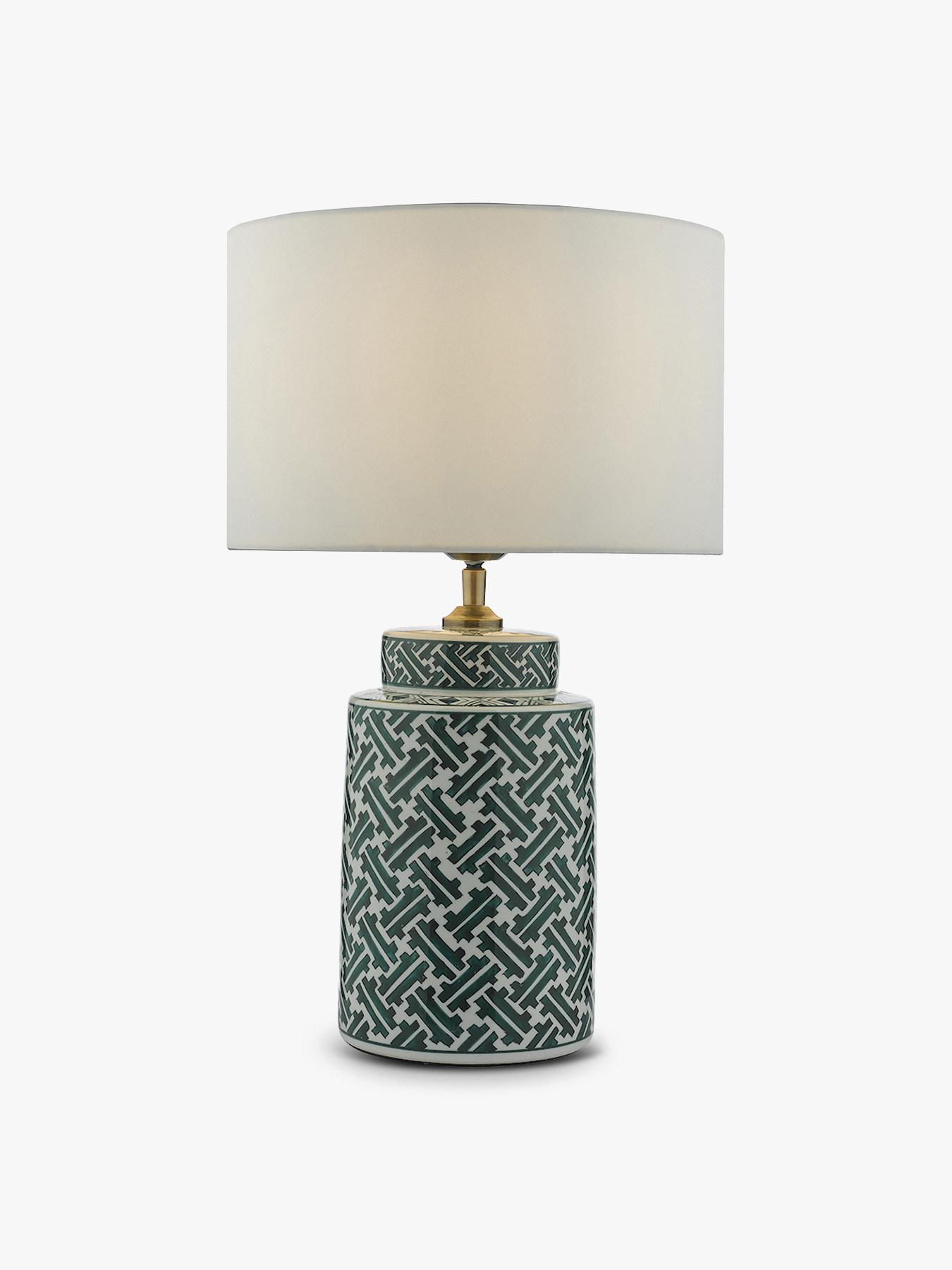 Dar Lighting Reese 1 Light Ceramic Table Lamp Base | Fenwick