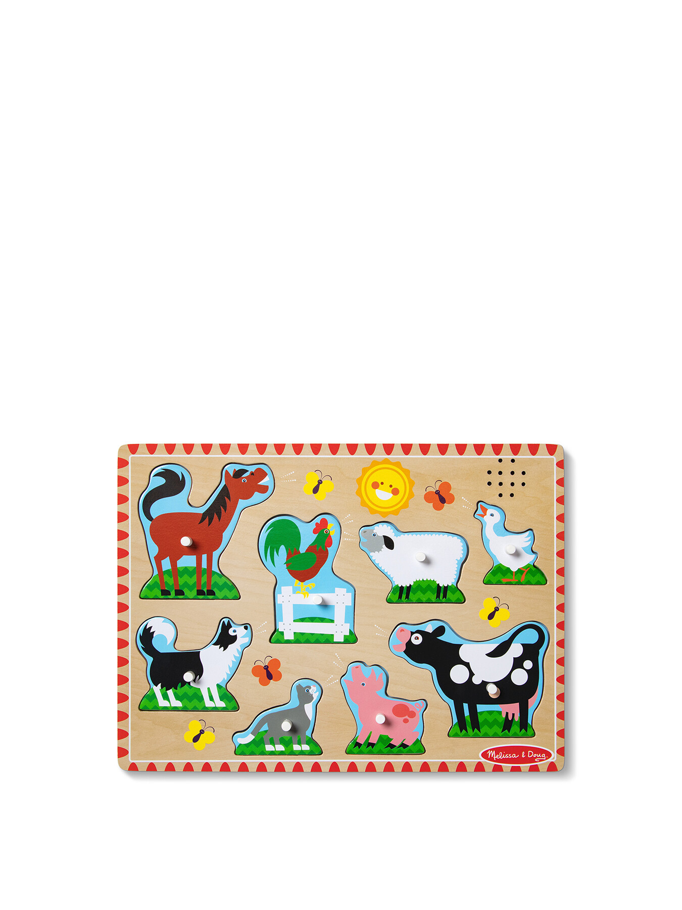Melissa & Doug Farm Animals Sound Puzzle - 8 Pieces | Games & Puzzles |  Fenwick